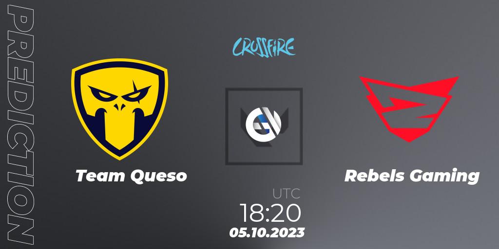 Team Queso - Rebels Gaming: ennuste. 05.10.23, VALORANT, LVP - Crossfire Cup 2023: Contenders #1