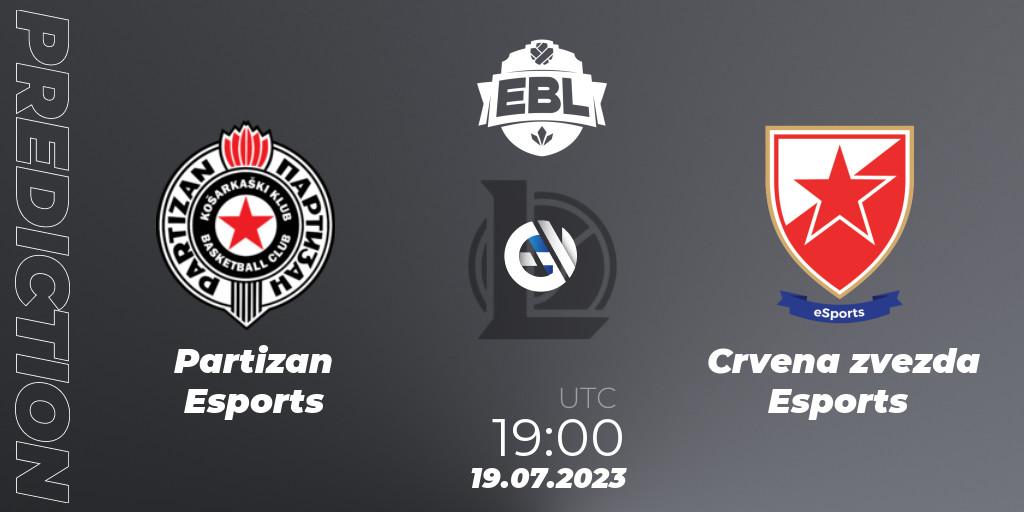Partizan Esports - Crvena zvezda Esports: ennuste. 19.07.2023 at 19:00, LoL, Esports Balkan League Season 13
