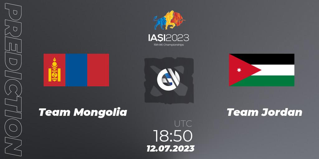 Team Mongolia - Team Jordan: ennuste. 12.07.2023 at 18:50, Dota 2, Gamers8 IESF Asian Championship 2023