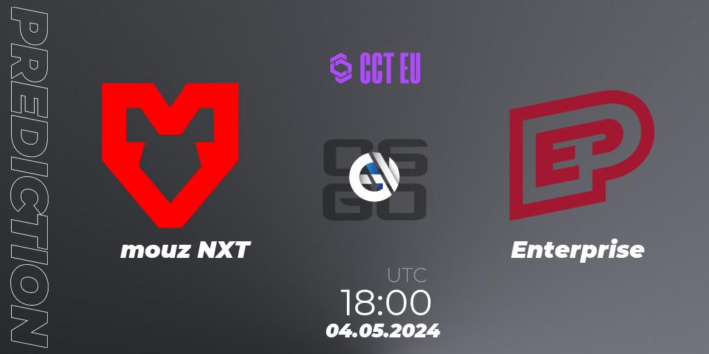 mouz NXT - Enterprise: ennuste. 04.05.2024 at 18:00, Counter-Strike (CS2), CCT Season 2 Europe Series 2 