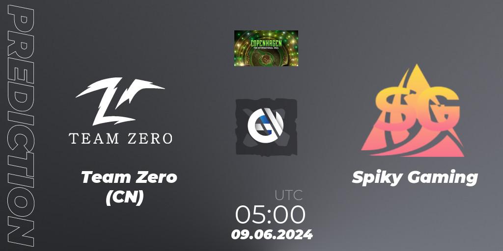 Team Zero (CN) - Spiky Gaming: ennuste. 09.06.2024 at 05:00, Dota 2, The International 2024 - China Closed Qualifier