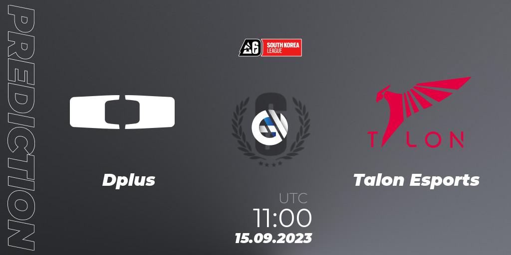 Dplus - Talon Esports: ennuste. 15.09.2023 at 11:00, Rainbow Six, South Korea League 2023 - Stage 2