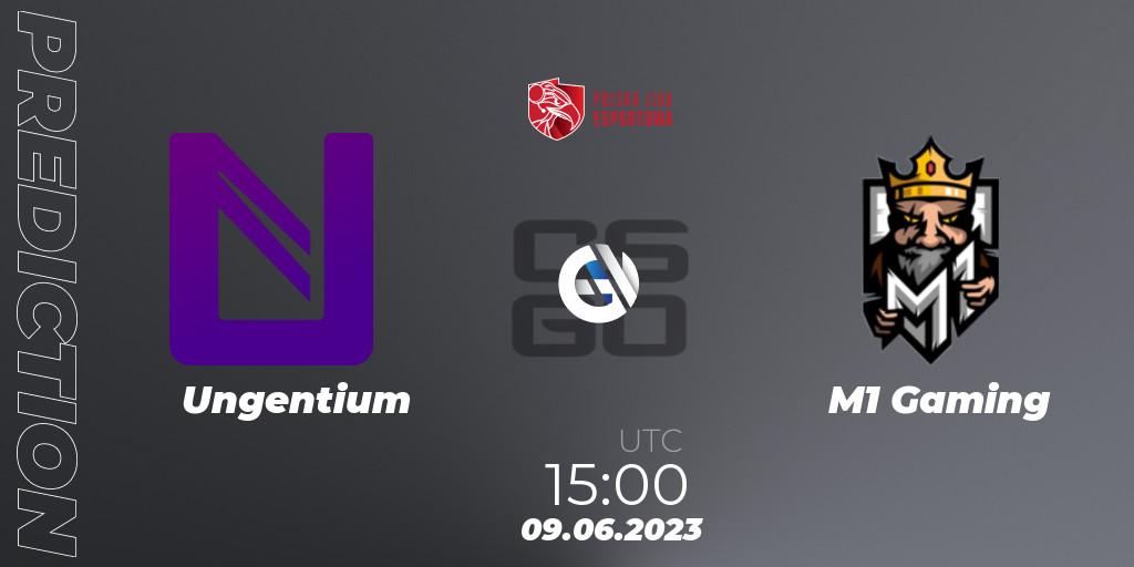 Ungentium - M1 Gaming: ennuste. 09.06.23, CS2 (CS:GO), Polish Esports League 2023 Split 2