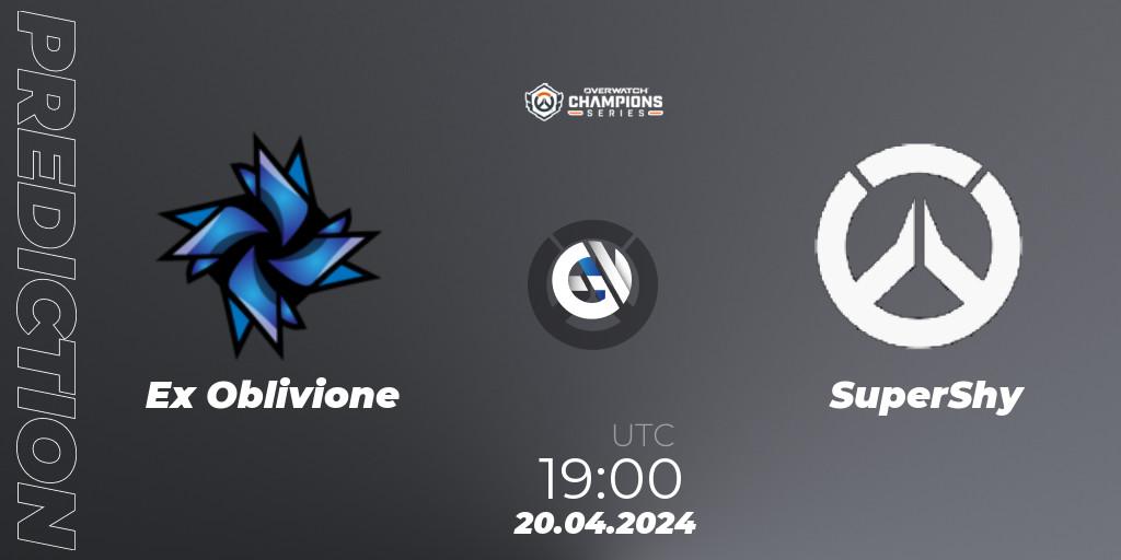Ex Oblivione - SuperShy: ennuste. 20.04.2024 at 19:00, Overwatch, Overwatch Champions Series 2024 - EMEA Stage 2 Group Stage
