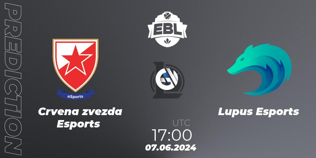 Crvena zvezda Esports - Lupus Esports: ennuste. 07.06.2024 at 17:00, LoL, Esports Balkan League Season 15