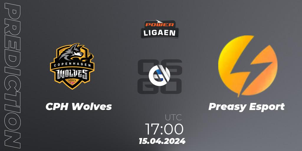 CPH Wolves - Preasy Esport: ennuste. 15.04.24, CS2 (CS:GO), Dust2.dk Ligaen Season 26