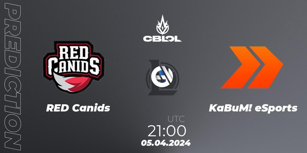 RED Canids - KaBuM! eSports: ennuste. 05.04.24, LoL, CBLOL Split 1 2024 - Playoffs