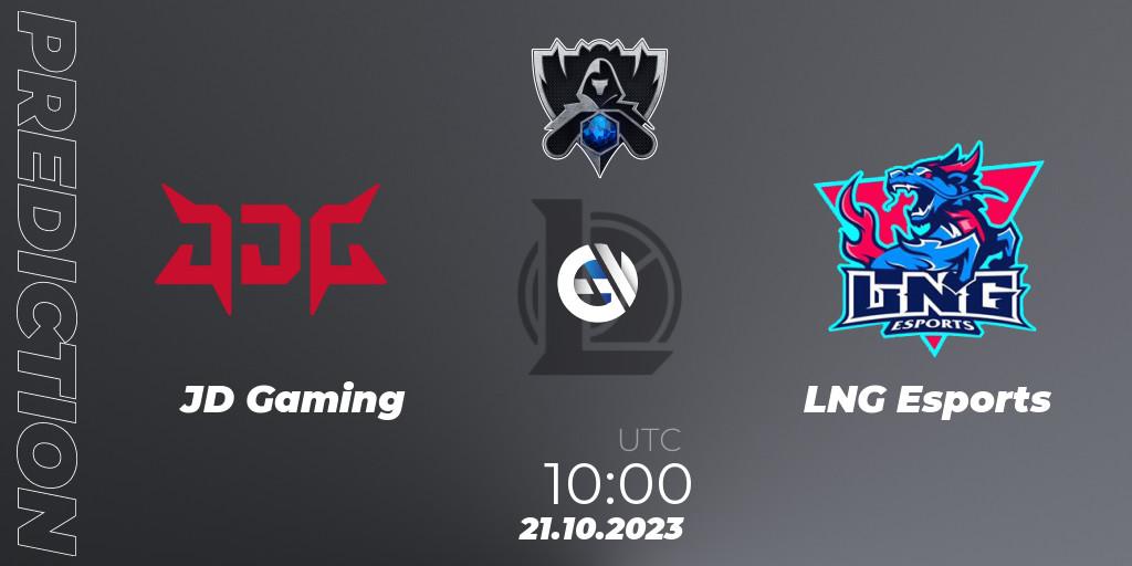 JD Gaming - LNG Esports: ennuste. 21.10.23, LoL, Worlds 2023 LoL - Group Stage
