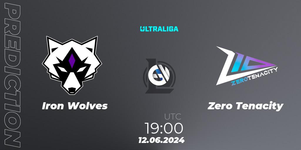 Iron Wolves - Zero Tenacity: ennuste. 12.06.2024 at 19:00, LoL, Ultraliga Season 12