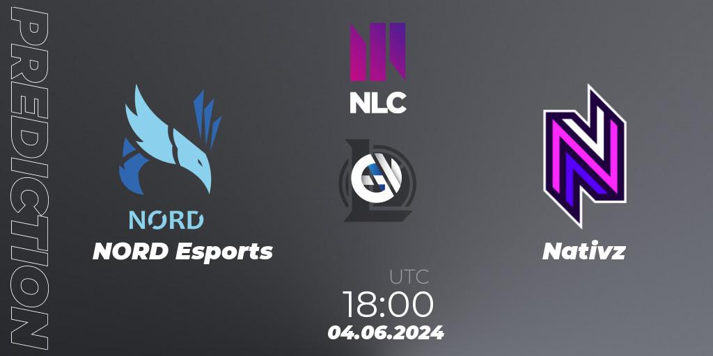 NORD Esports - Nativz: ennuste. 26.06.2024 at 18:00, LoL, NLC 1st Division Summer 2024
