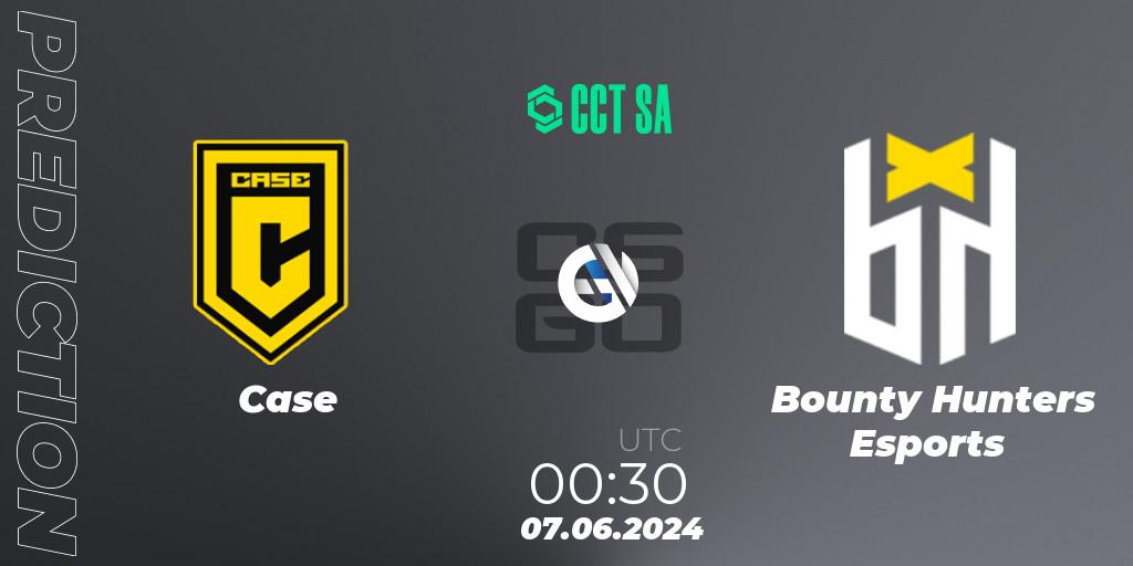 Case - Bounty Hunters Esports: ennuste. 07.06.2024 at 00:30, Counter-Strike (CS2), CCT Season 2 South America Series 1