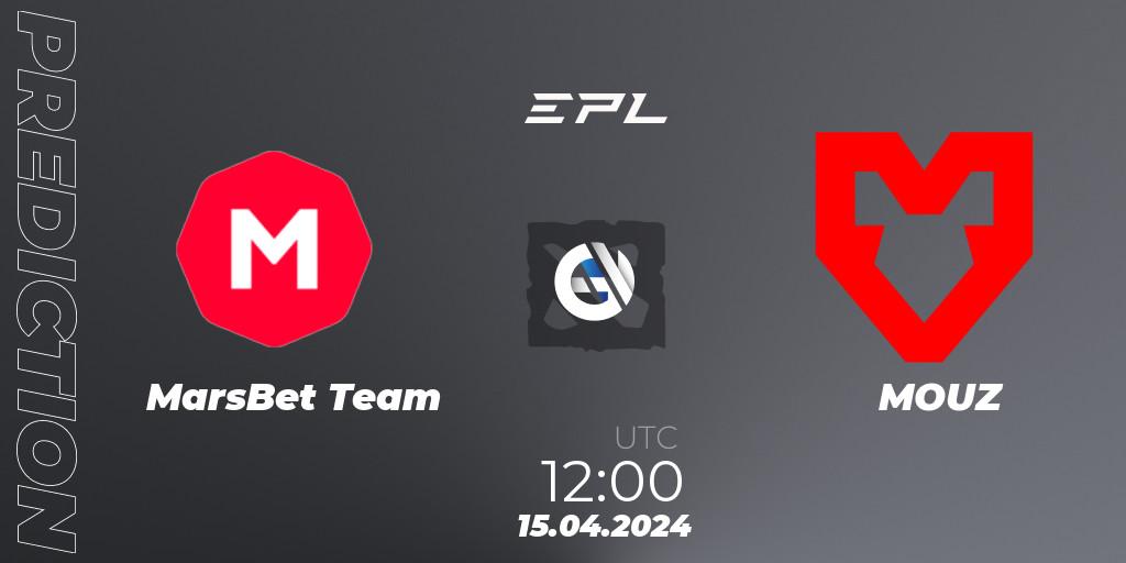 MarsBet Team - MOUZ: ennuste. 15.04.24, Dota 2, European Pro League Season 17