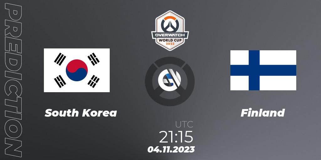 South Korea - Finland: ennuste. 04.11.23, Overwatch, Overwatch World Cup 2023