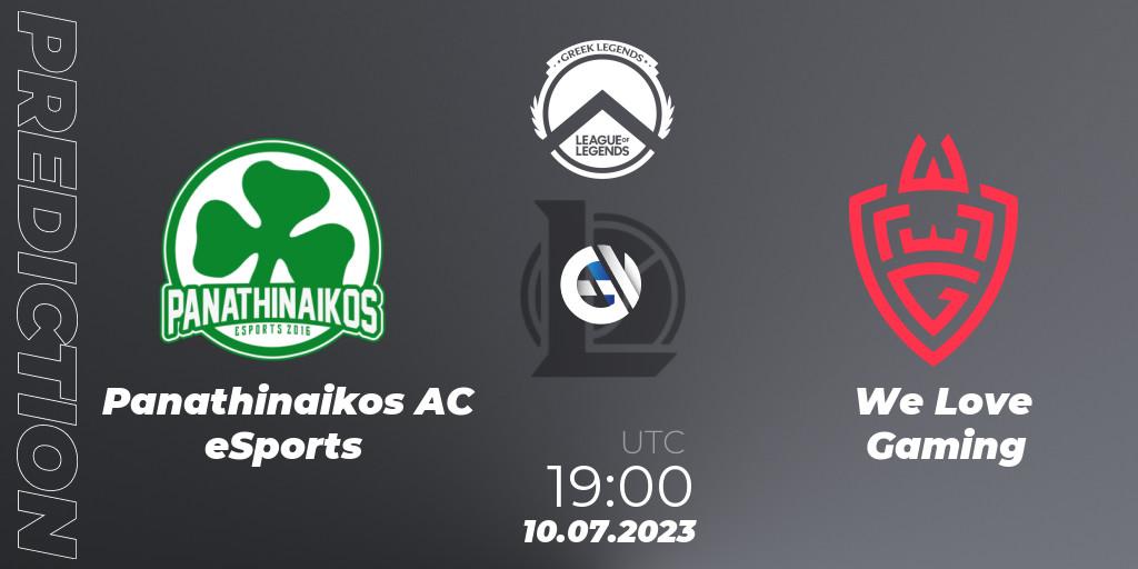 Panathinaikos AC eSports - We Love Gaming: ennuste. 10.07.2023 at 19:30, LoL, Greek Legends League Summer 2023