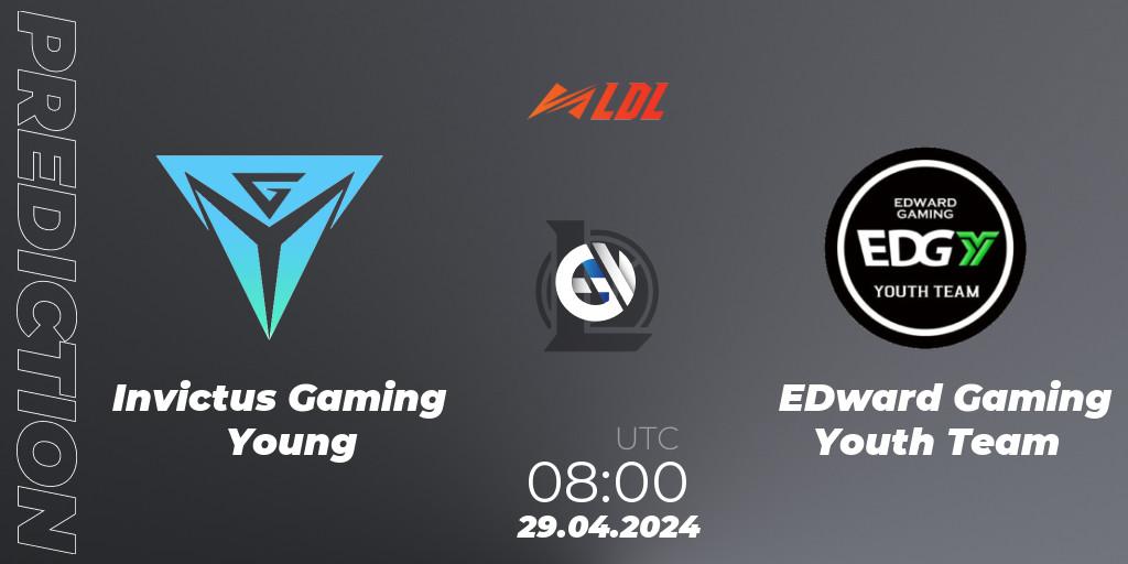 Invictus Gaming Young - EDward Gaming Youth Team: ennuste. 29.04.24, LoL, LDL 2024 - Stage 2