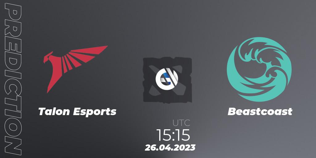 Talon Esports - Beastcoast: ennuste. 26.04.2023 at 15:15, Dota 2, The Berlin Major 2023 ESL - Group Stage
