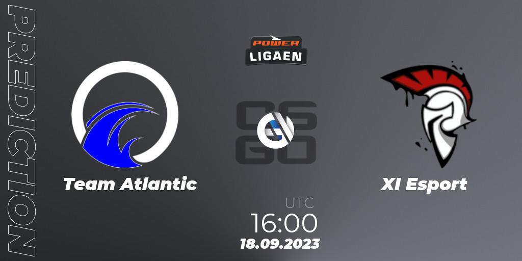 Team Atlantic - XI Esport: ennuste. 18.09.2023 at 16:00, Counter-Strike (CS2), POWER Ligaen Season 24 Finals