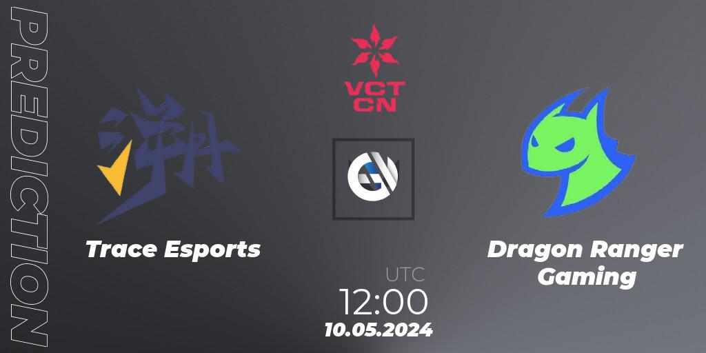 Trace Esports - Dragon Ranger Gaming: ennuste. 10.05.2024 at 12:00, VALORANT, VCT 2024: China Stage 1