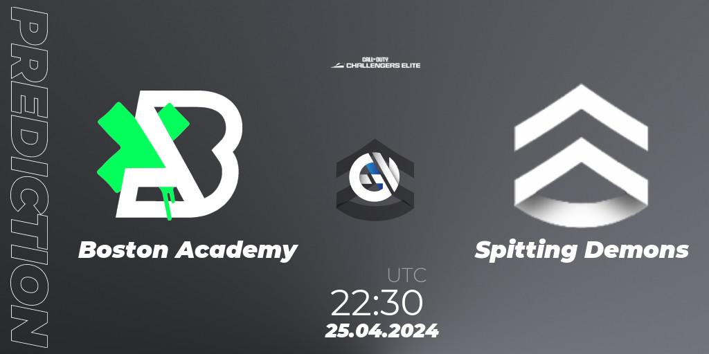 Boston Academy - Spitting Demons: ennuste. 25.04.2024 at 22:30, Call of Duty, Call of Duty Challengers 2024 - Elite 2: NA