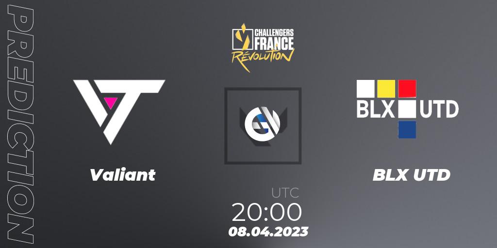 Valiant - BLX UTD: ennuste. 08.04.2023 at 20:15, VALORANT, VALORANT Challengers France: Revolution Split 2 - Regular Season