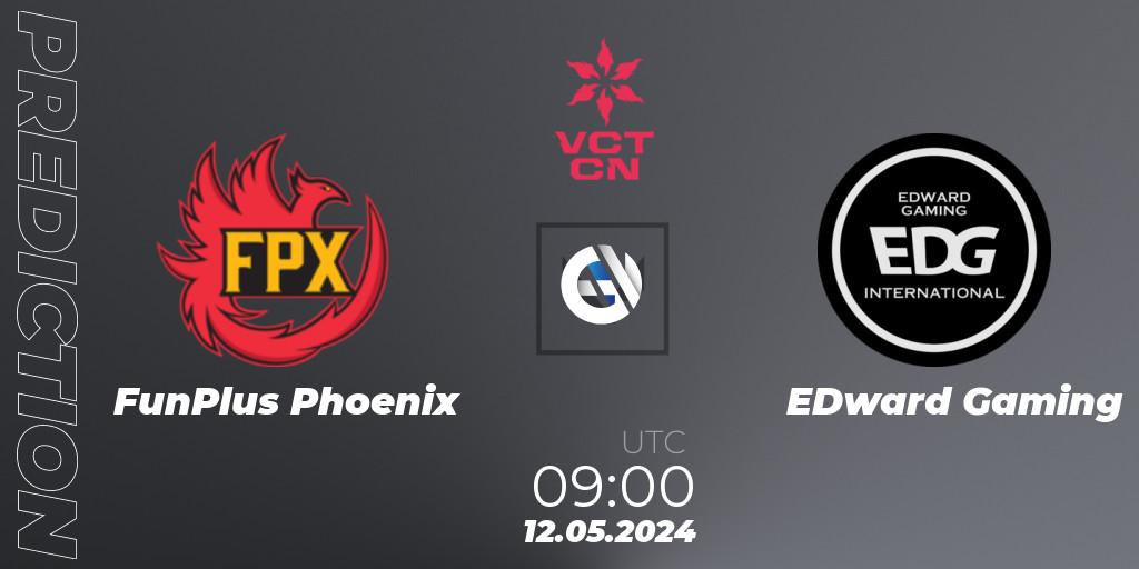 FunPlus Phoenix - EDward Gaming: ennuste. 12.05.2024 at 09:00, VALORANT, VCT 2024: China Stage 1