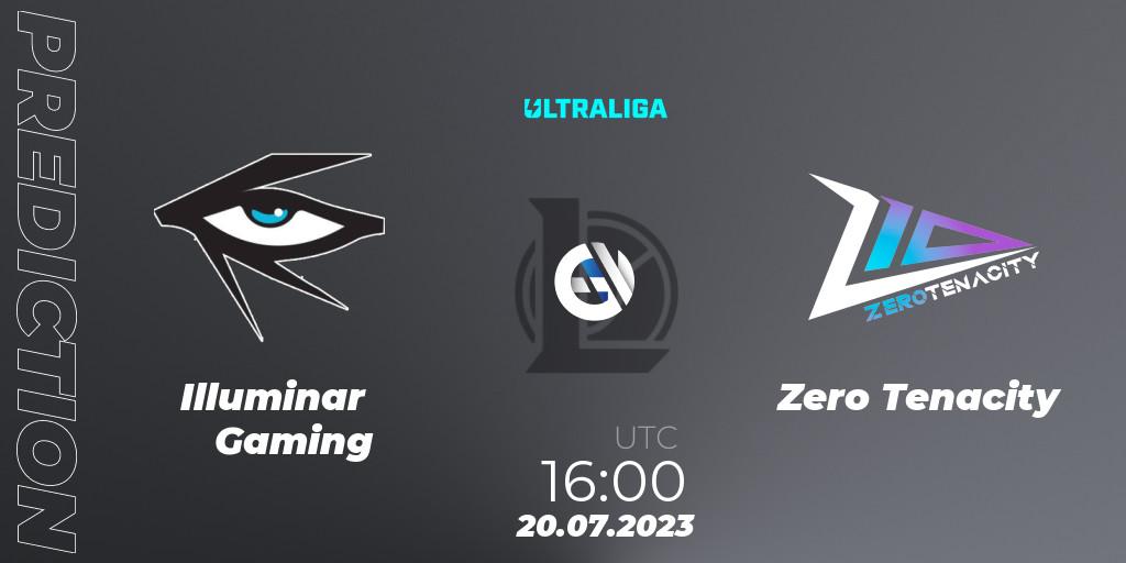 Illuminar Gaming - Zero Tenacity: ennuste. 20.07.2023 at 16:00, LoL, Ultraliga Season 10 2023 Regular Season