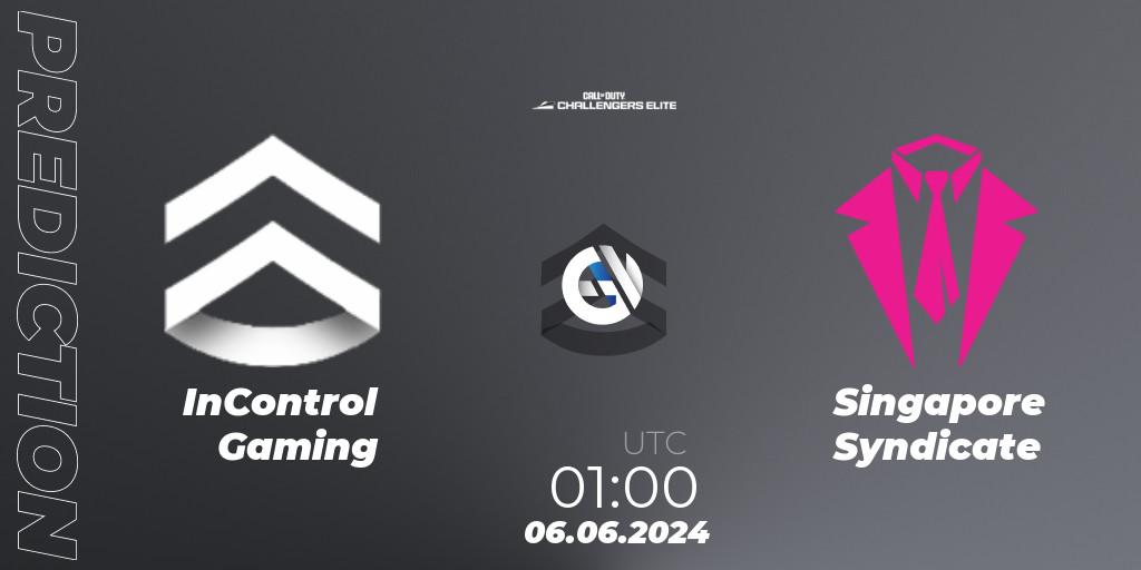InControl Gaming - Singapore Syndicate: ennuste. 06.06.2024 at 00:00, Call of Duty, Call of Duty Challengers 2024 - Elite 3: NA