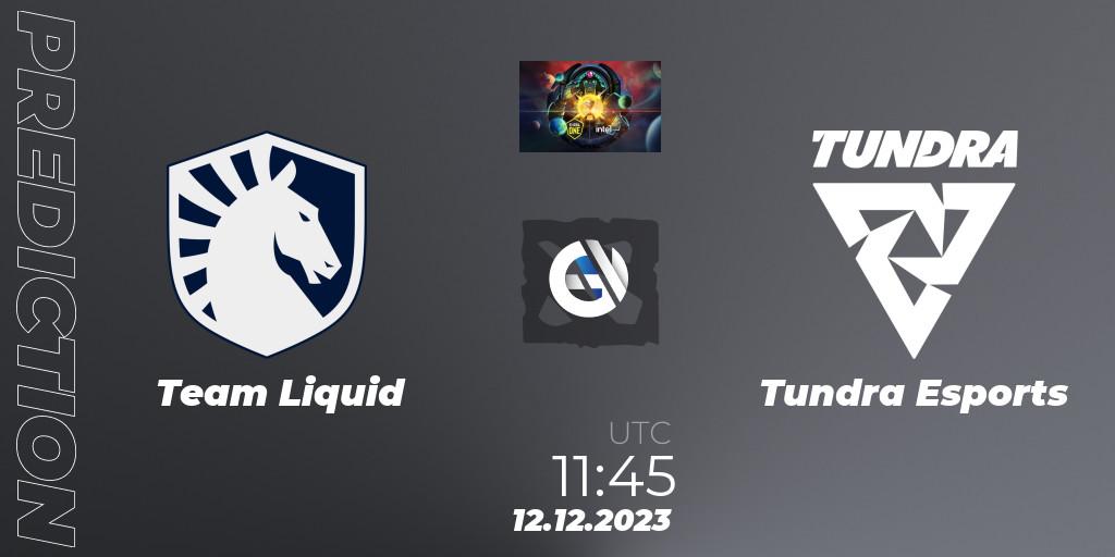 Team Liquid - Tundra Esports: ennuste. 12.12.23, Dota 2, ESL One - Kuala Lumpur 2023