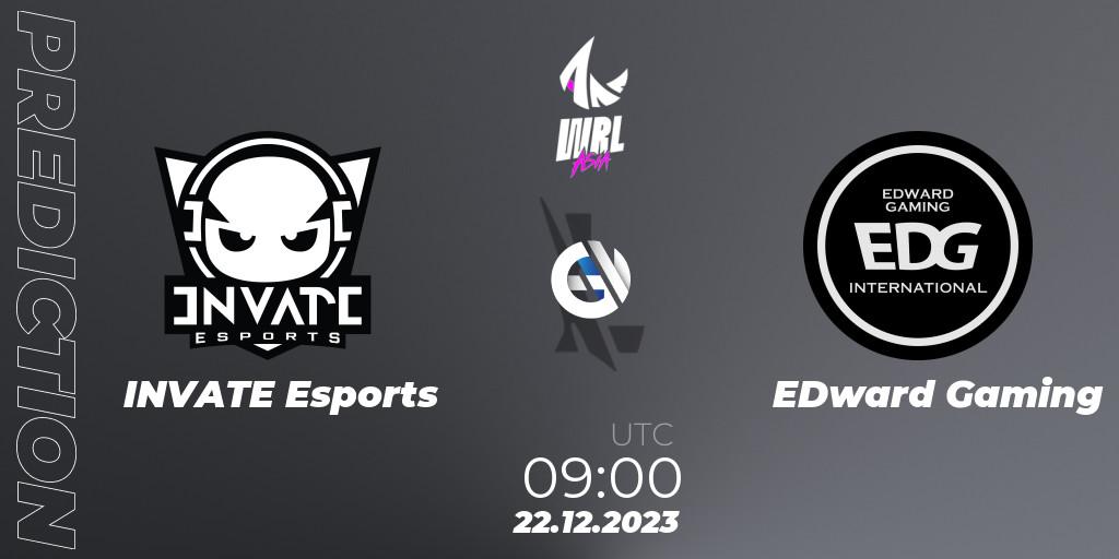 INVATE Esports - EDward Gaming: ennuste. 22.12.23, Wild Rift, WRL Asia 2023 - Season 2 - Regular Season