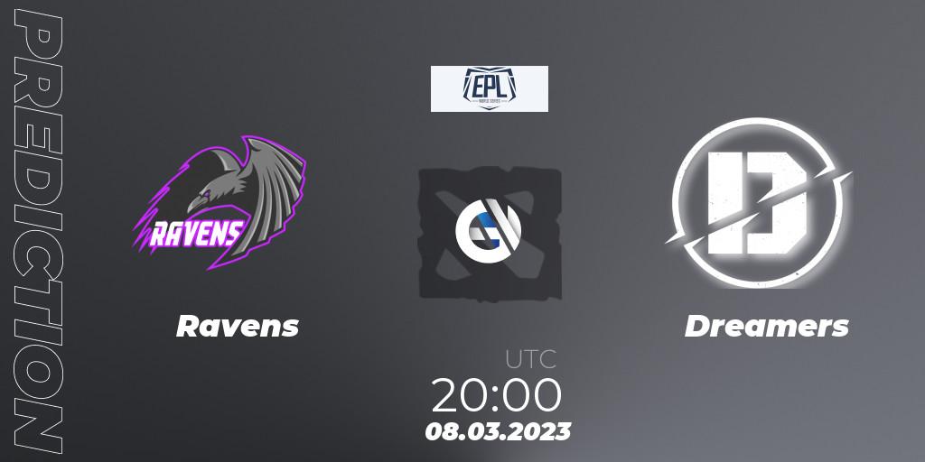 Ravens - Dreamers: ennuste. 08.03.2023 at 20:36, Dota 2, European Pro League World Series America Season 4