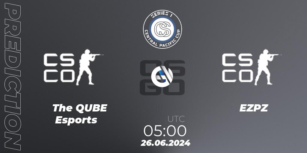 The QUBE Esports - EZPZ: ennuste. 26.06.2024 at 05:00, Counter-Strike (CS2), Central Pacific Cup: Series 1