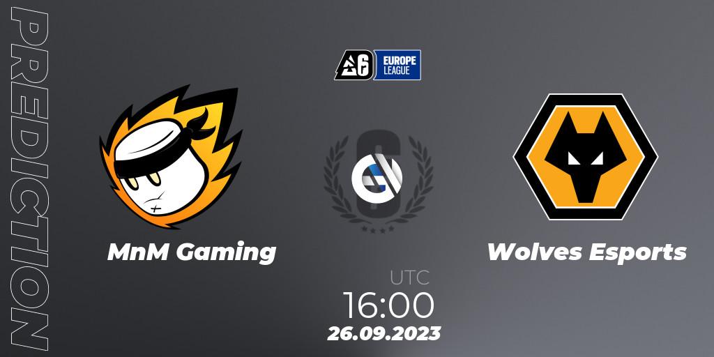 MnM Gaming - Wolves Esports: ennuste. 26.09.23, Rainbow Six, Europe League 2023 - Stage 2