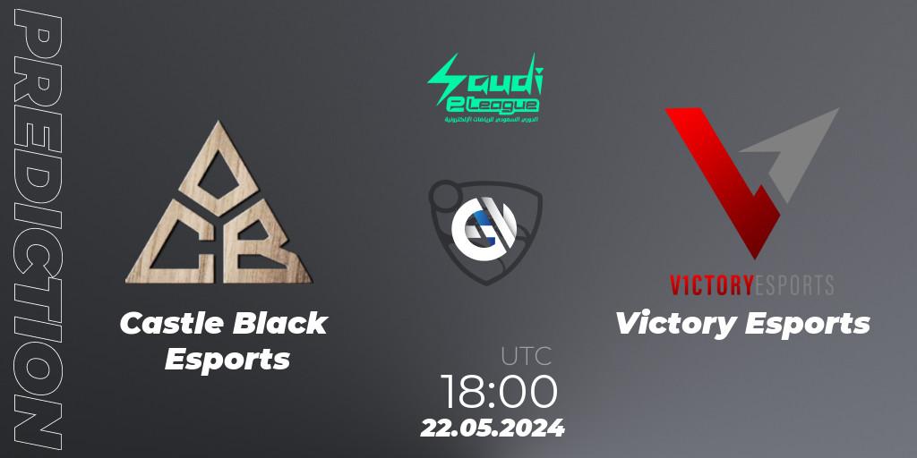 Castle Black Esports - Victory Esports: ennuste. 22.05.2024 at 18:00, Rocket League, Saudi eLeague 2024 - Major 2: Online Major Phase 1