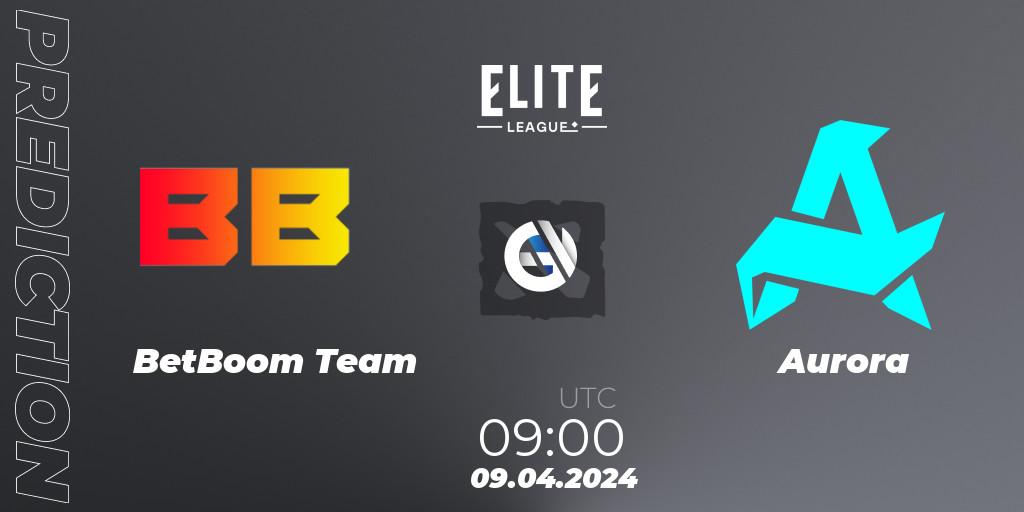 BetBoom Team - Aurora: ennuste. 09.04.24, Dota 2, Elite League: Round-Robin Stage