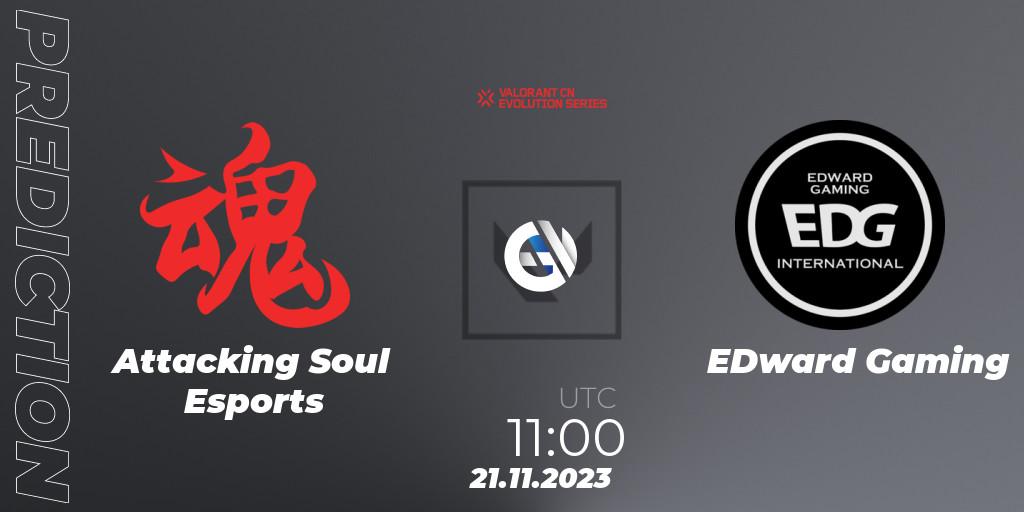 Attacking Soul Esports - EDward Gaming: ennuste. 21.11.2023 at 11:00, VALORANT, VALORANT China Evolution Series Act 3: Heritability