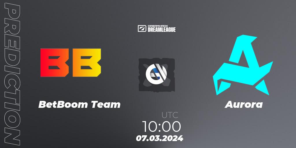 BetBoom Team - Aurora: ennuste. 07.03.24, Dota 2, DreamLeague Season 22