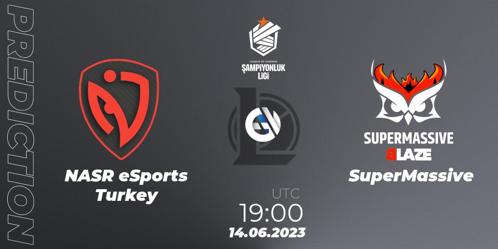 NASR eSports Turkey - SuperMassive: ennuste. 14.06.2023 at 19:00, LoL, TCL Summer 2023 - Group Stage