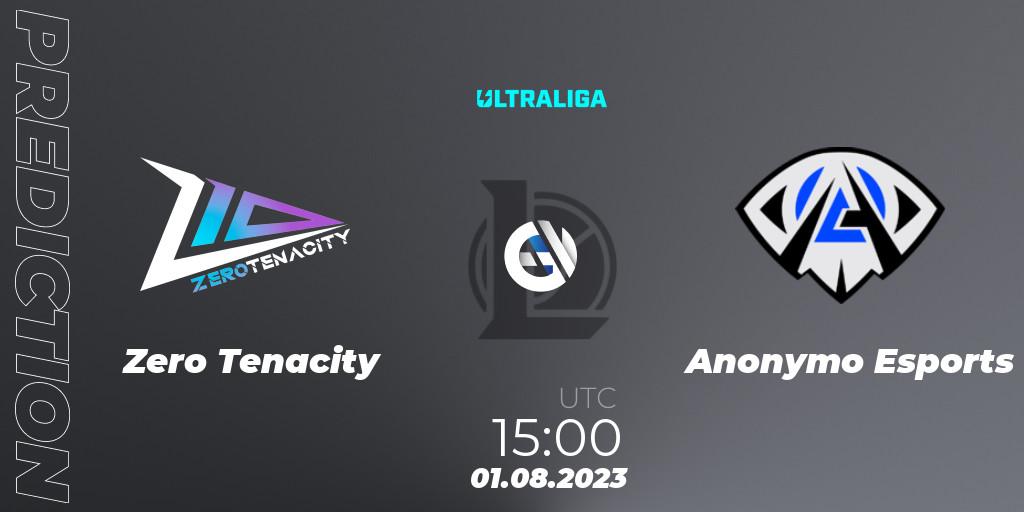 Zero Tenacity - Anonymo Esports: ennuste. 01.08.2023 at 15:00, LoL, Ultraliga Season 10 - Playoffs
