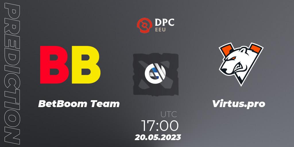 BetBoom Team - Virtus.pro: ennuste. 20.05.23, Dota 2, DPC 2023 Tour 3: EEU Division I (Upper)