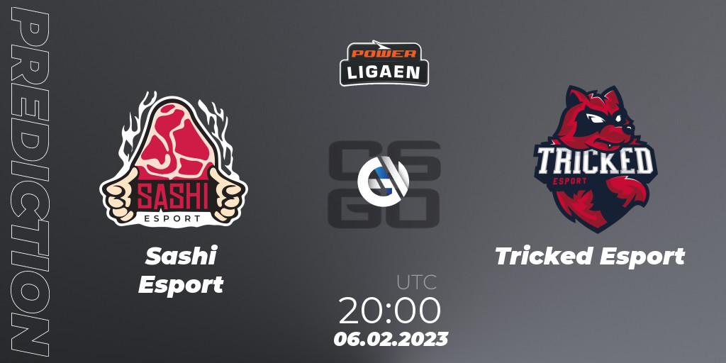  Sashi Esport - Tricked Esport: ennuste. 07.02.2023 at 19:00, Counter-Strike (CS2), Dust2.dk Ligaen Season 22