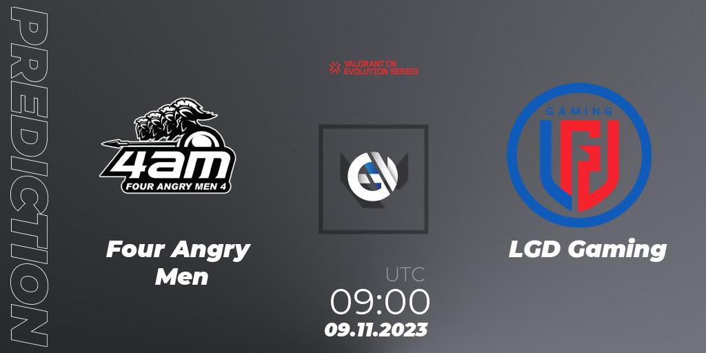 Four Angry Men - LGD Gaming: ennuste. 09.11.23, VALORANT, VALORANT China Evolution Series Act 3: Heritability - Play-In