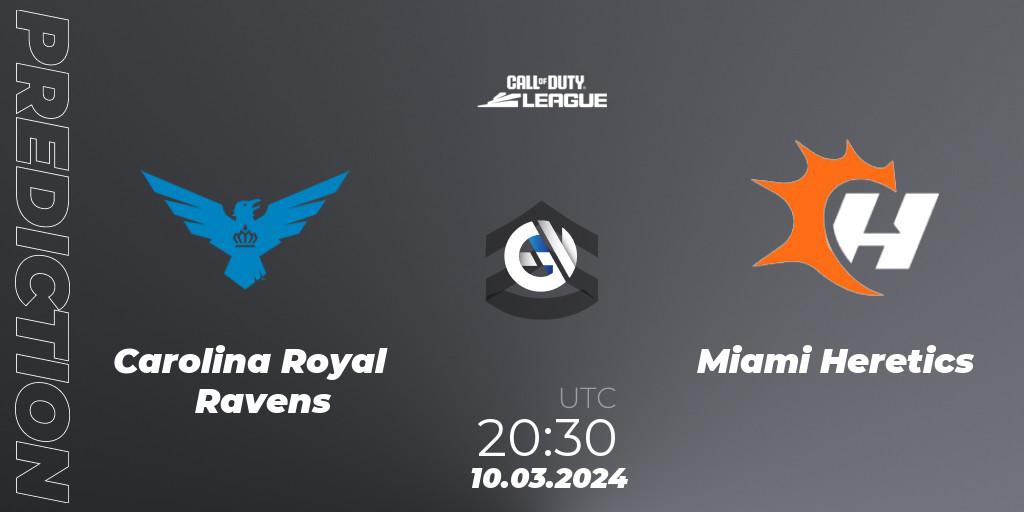 Carolina Royal Ravens - Miami Heretics: ennuste. 10.03.2024 at 20:30, Call of Duty, Call of Duty League 2024: Stage 2 Major Qualifiers