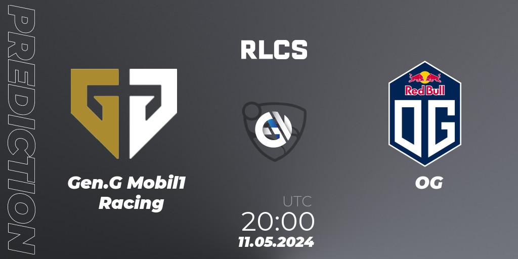 Gen.G Mobil1 Racing - OG: ennuste. 11.05.2024 at 20:00, Rocket League, RLCS 2024 - Major 2: NA Open Qualifier 5