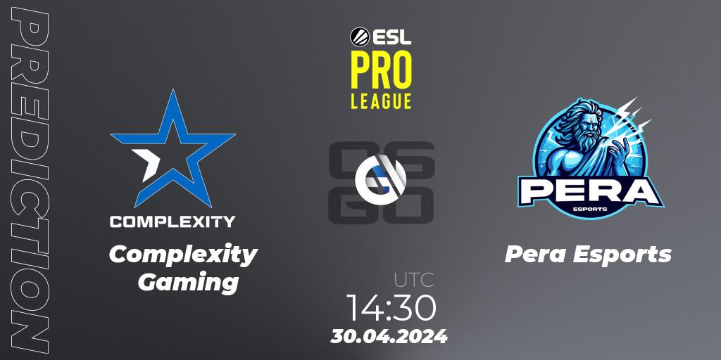 Complexity Gaming - Pera Esports: ennuste. 30.04.24, CS2 (CS:GO), ESL Pro League Season 19