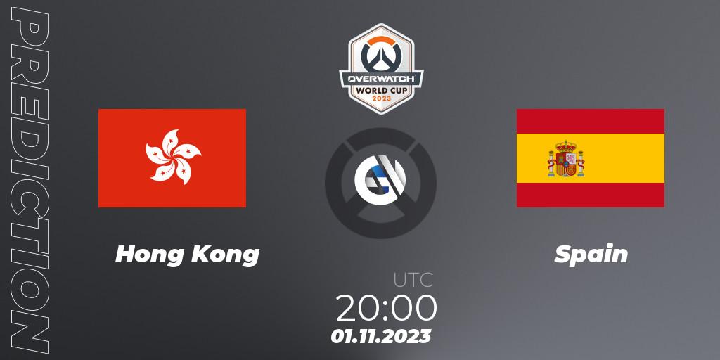 Hong Kong - Spain: ennuste. 01.11.23, Overwatch, Overwatch World Cup 2023