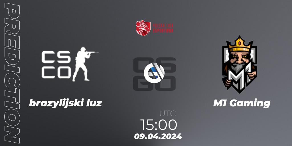 brazylijski luz - M1 Gaming: ennuste. 09.04.2024 at 15:00, Counter-Strike (CS2), Polska Liga Esportowa 2024: Split #1