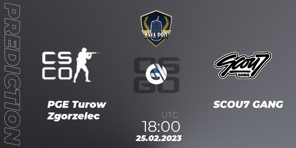 PGE Turow Zgorzelec - SCOU7 GANG: ennuste. 25.02.2023 at 18:00, Counter-Strike (CS2), Polish Pro League AMA PRO #4
