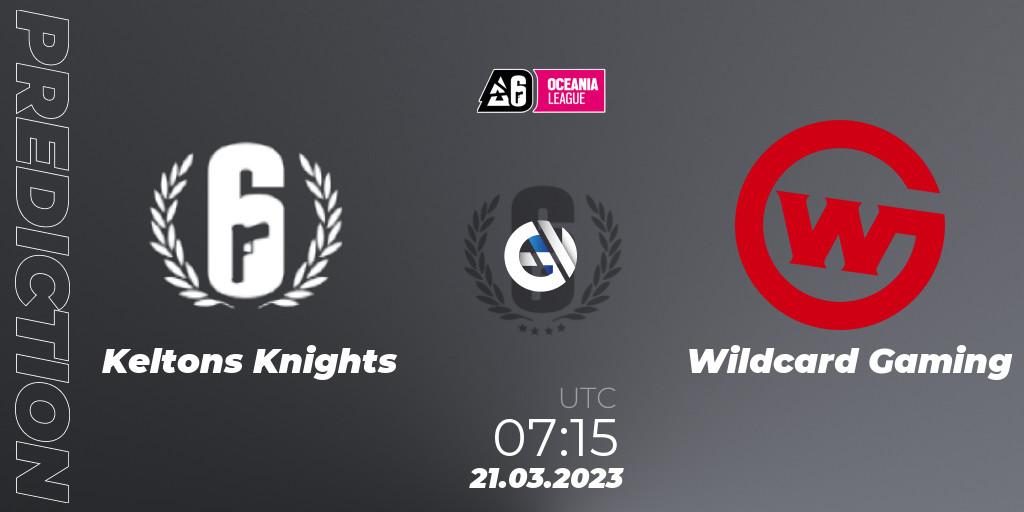 Keltons Knights - Wildcard Gaming: ennuste. 21.03.23, Rainbow Six, Oceania League 2023 - Stage 1