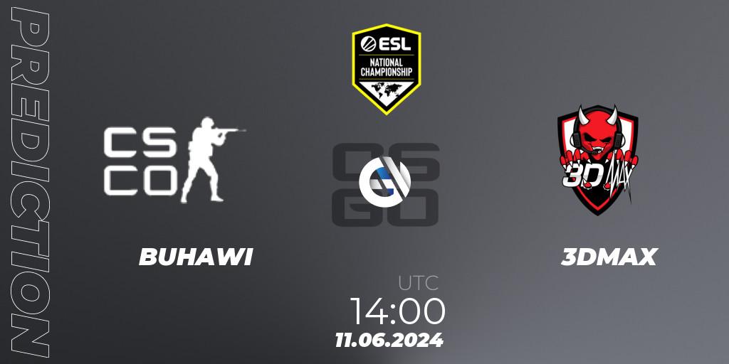Buhawi - 3DMAX: ennuste. 11.06.2024 at 14:25, Counter-Strike (CS2), ESL Pro League Season 20: European Conference
