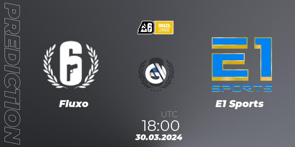 Fluxo - E1 Sports: ennuste. 30.03.2024 at 18:00, Rainbow Six, Brazil League 2024 - Stage 1